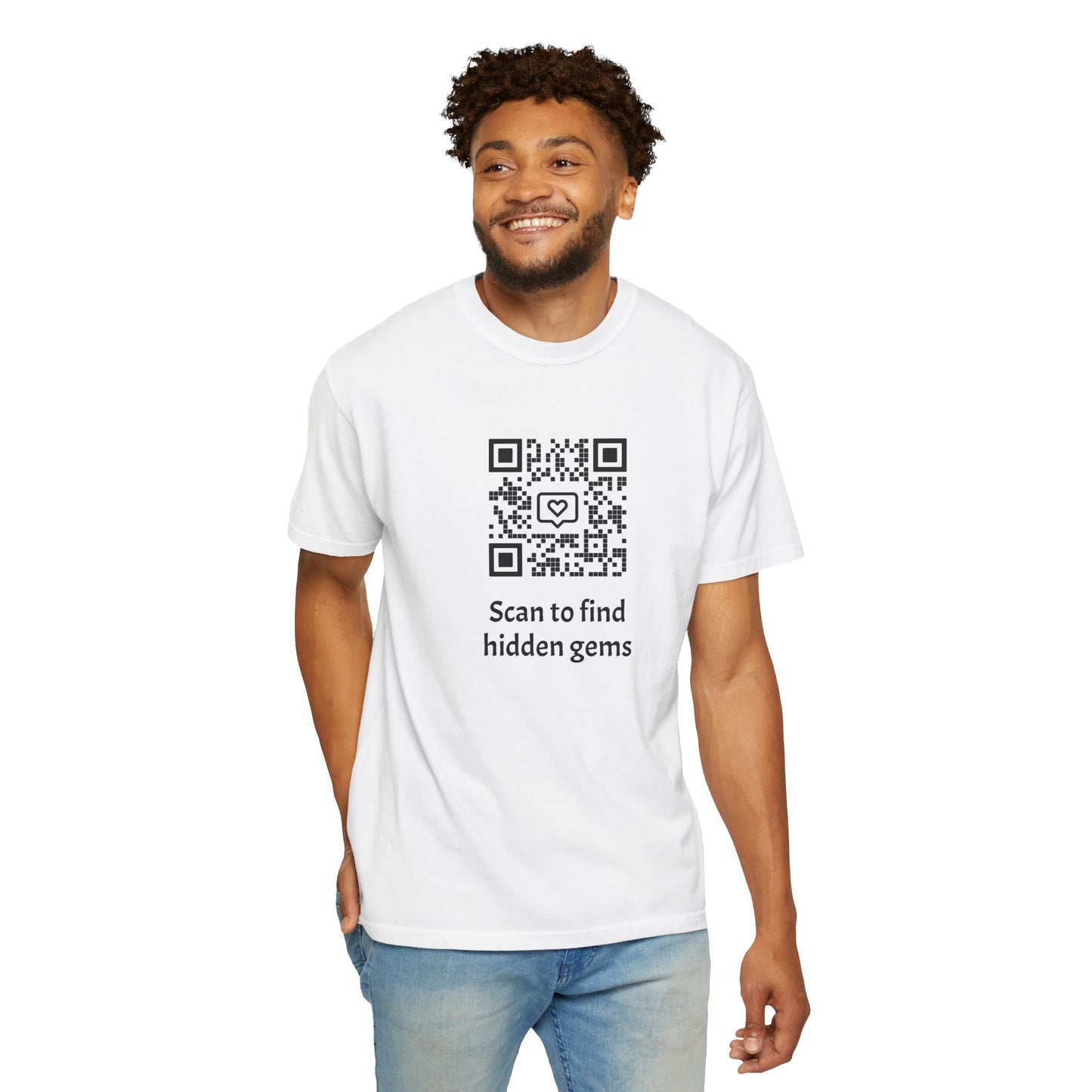 Your social QR Code Unisex T-Shirt - Perfect for increasing social connections