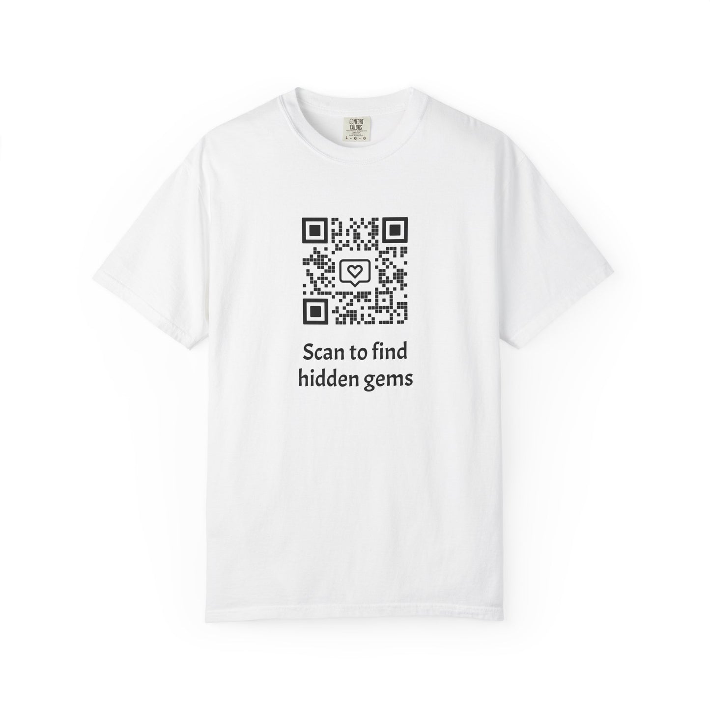 Your social QR Code Unisex T-Shirt - Perfect for increasing social connections