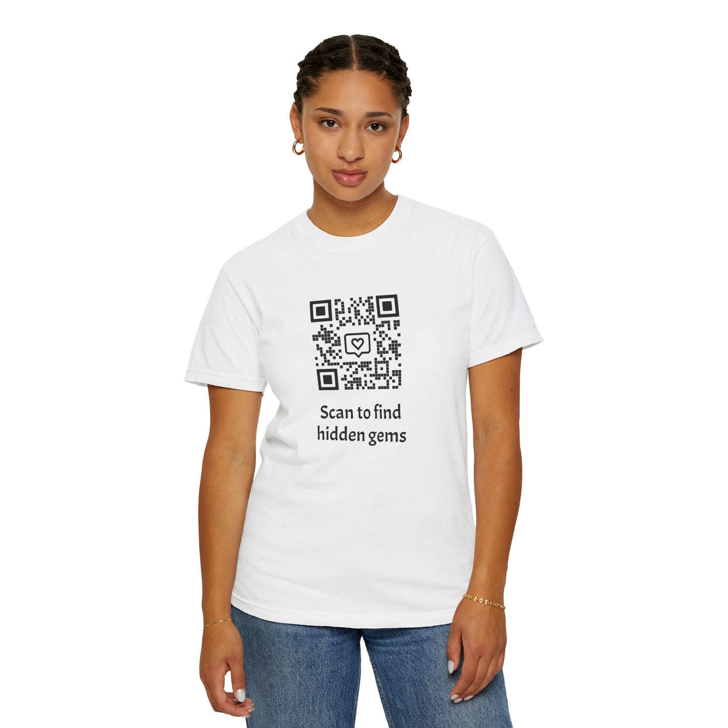 Your social QR Code Unisex T-Shirt - Perfect for increasing social connections