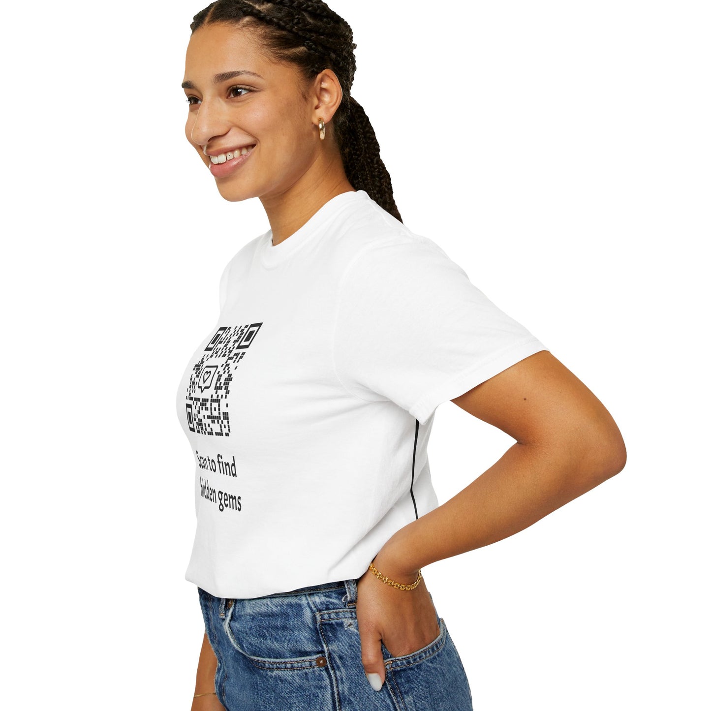 Your social QR Code Unisex T-Shirt - Perfect for increasing social connections